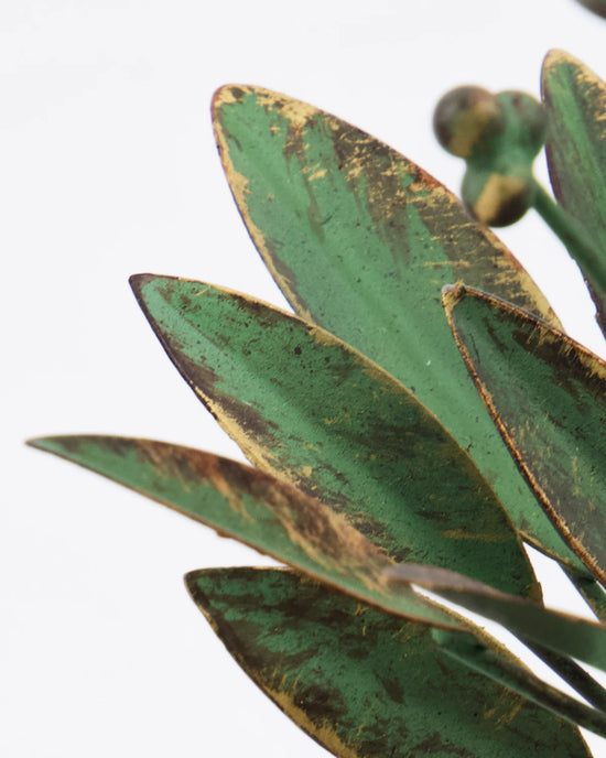 Candle stand, HDLeaves, Antique green