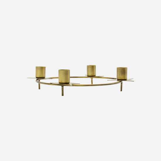 Candle holder, HDStage, Antique brass finish