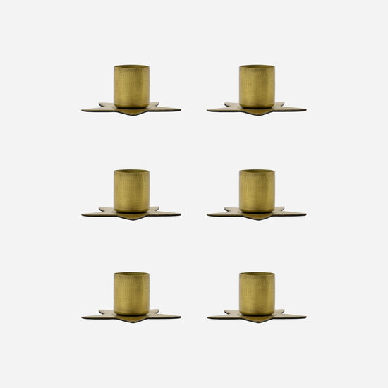 Candle holder, HDStage, Antique brass finish