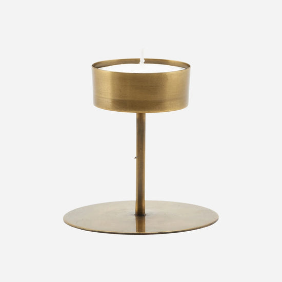 Tealight holder, HDAnit, Antique brass