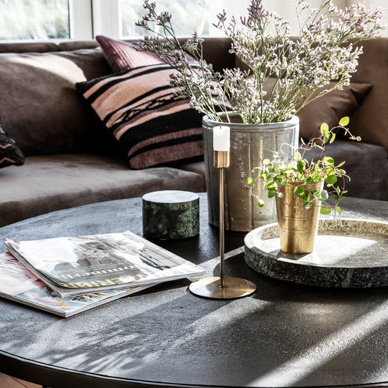 Kerzenständer, Anit, Antikes Messing