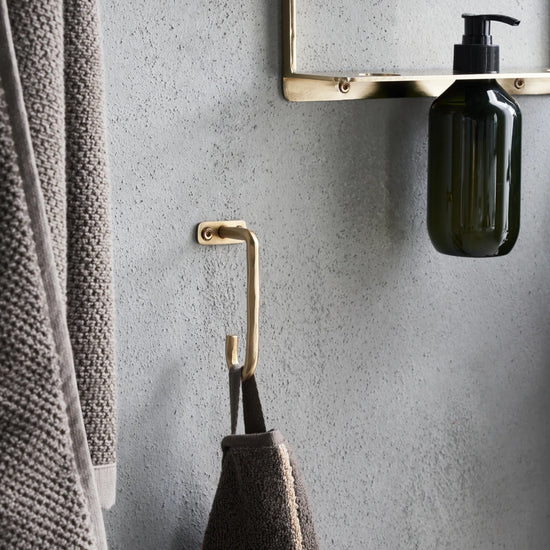 Haken, HDWelo, Oberfläche aus gebürstetem Messing