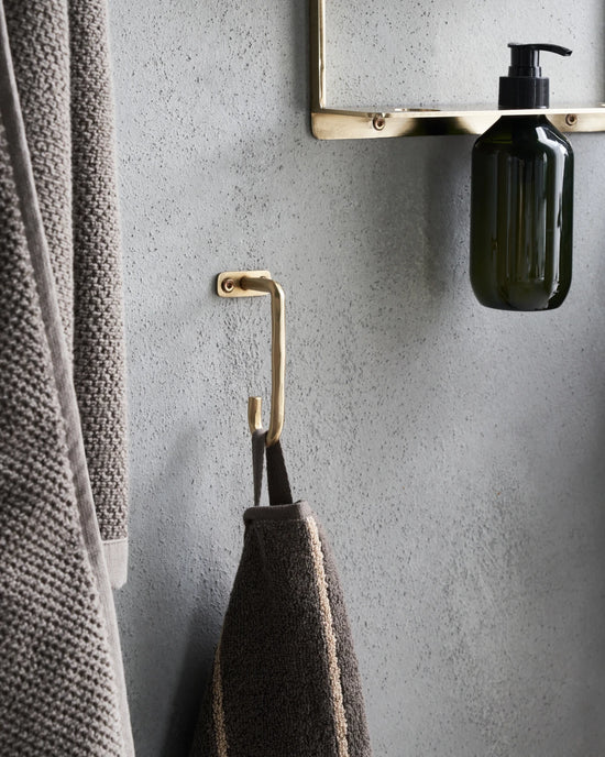 Hook, HDWelo, Brushed brass finish