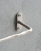 Toilettenpapierhalter, HDWelo, gebürstetes Silber-Finish