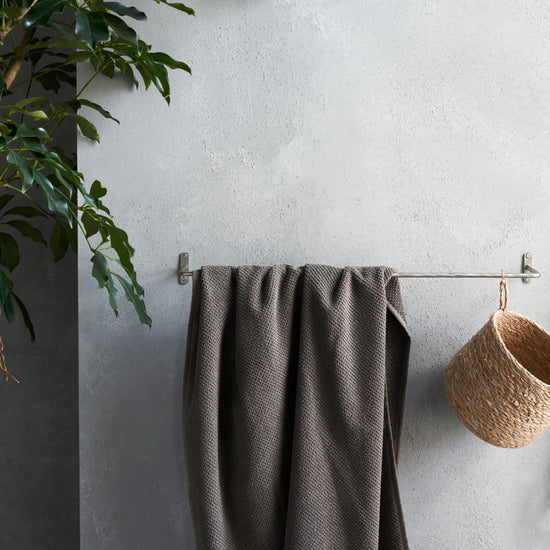 Handtuchhalter, HDWelo, gebürstetes Silber-Finish