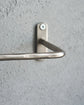 Towel rail, HDWelo, Brushed silver finish