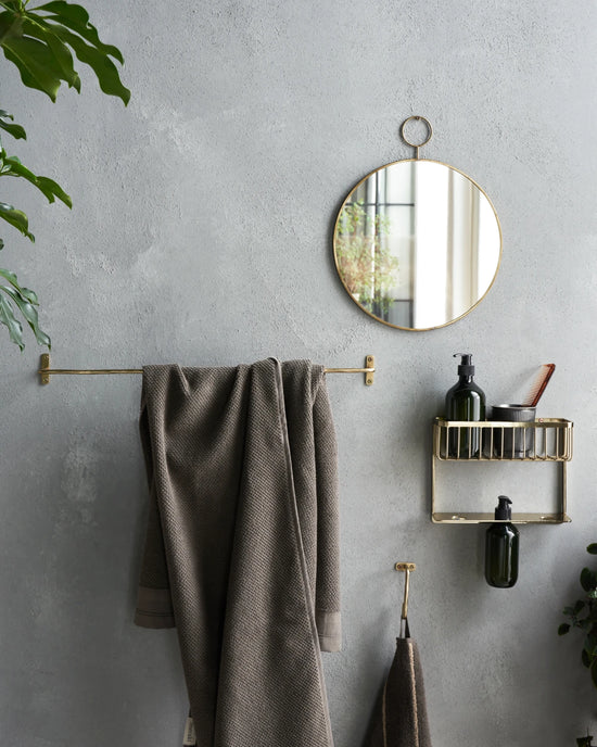 Towel rail, HDWelo, Brushed brass finish