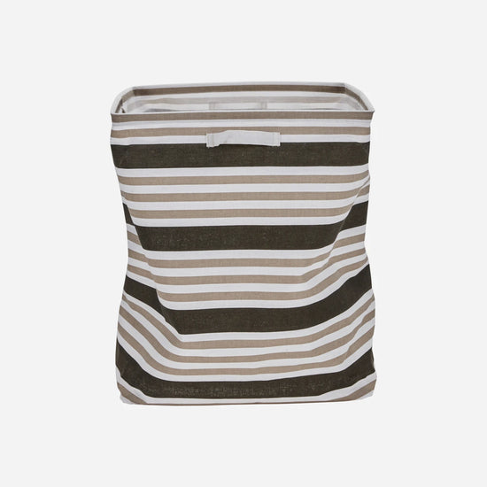 Storage basket, HDStore, Brown stripe