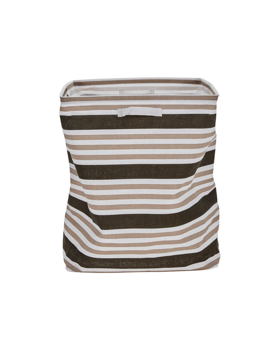 Storage basket, HDStore, Brown stripe