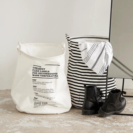 Laundry bag, HDStripes, Black