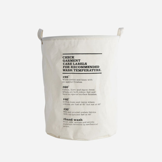 Laundry bag, HDWash Instructions, White