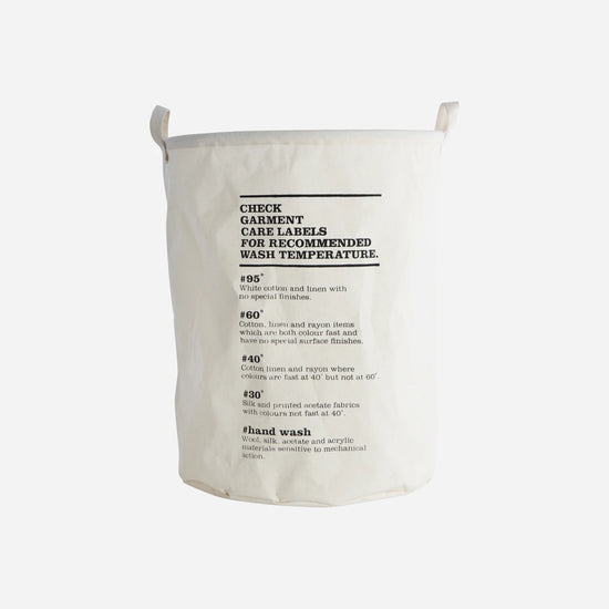 Laundry bag, HDWash Instructions, White