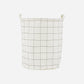 Laundry bag, HDSquares, White;Black