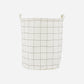 Laundry bag, HDSquares, White, Black