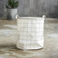 Laundry bag, HDSquares, White;Black