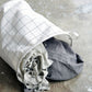 Laundry bag, HDSquares, White;Black