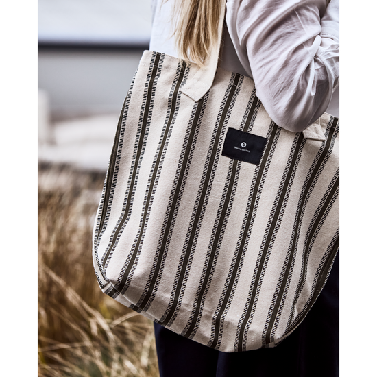 Tote bag, HDCanva, Off-white;Brown