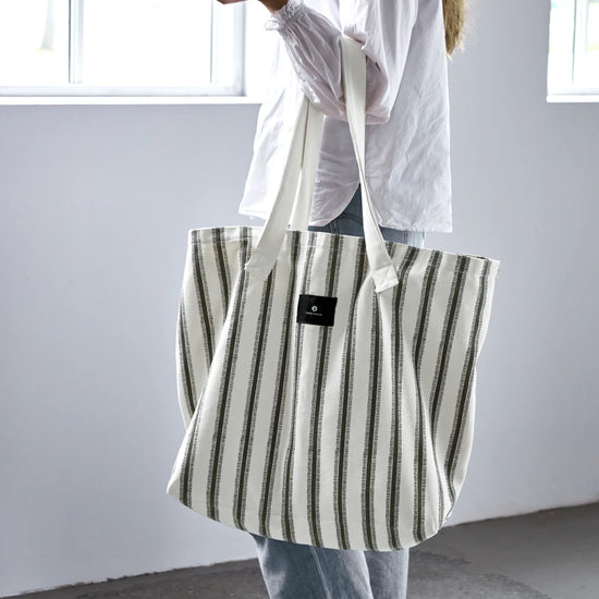 Tasche, HDCanva, Off-White;Schwarz