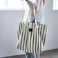 Tasche, HDCanva, Off-White;Schwarz