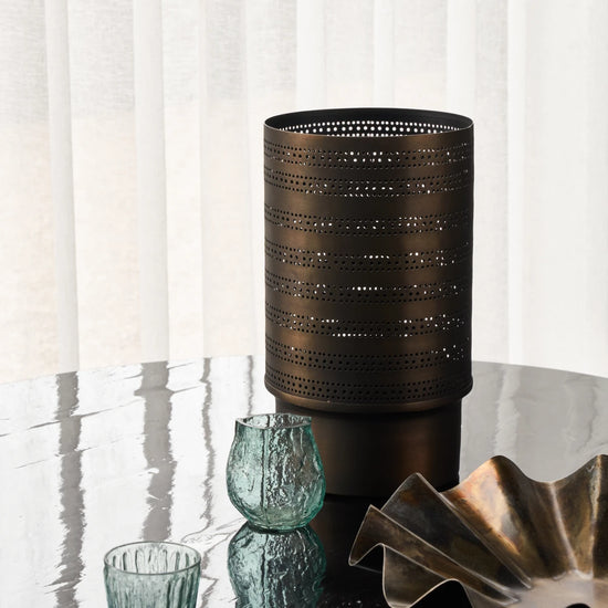 Candle holder, HDMesu, Antique brown