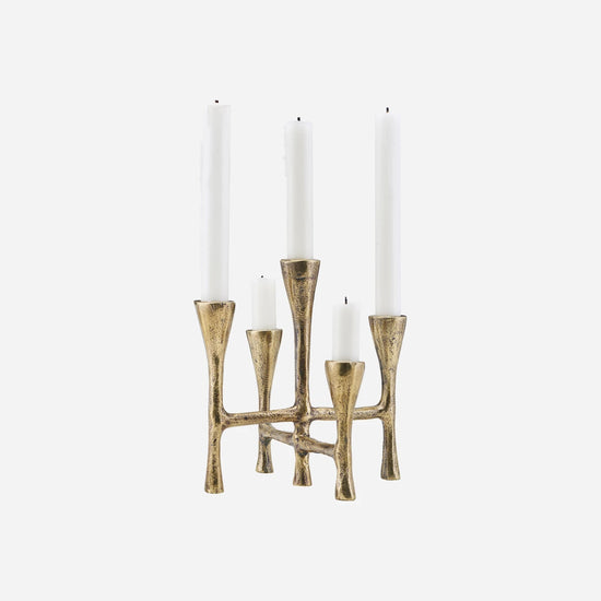 Candle stand, HDTristy, Brass finish