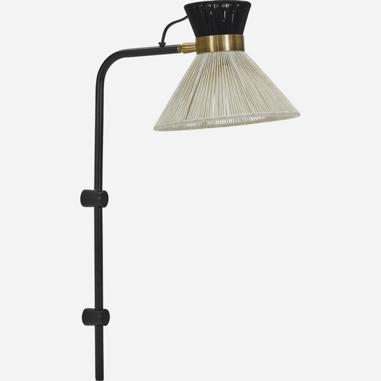 Wall lamp, HDCord, Black