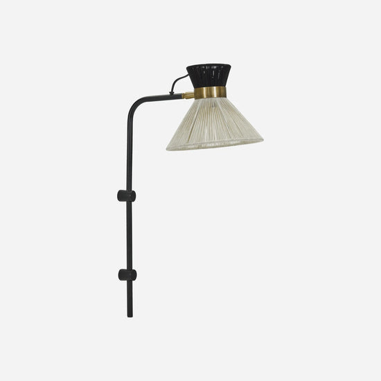 Væglampe, HDCord, Sort