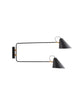 Wall lamp, HDClub Double, Black