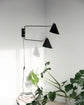 Wall lamp, HDClub Double, Black