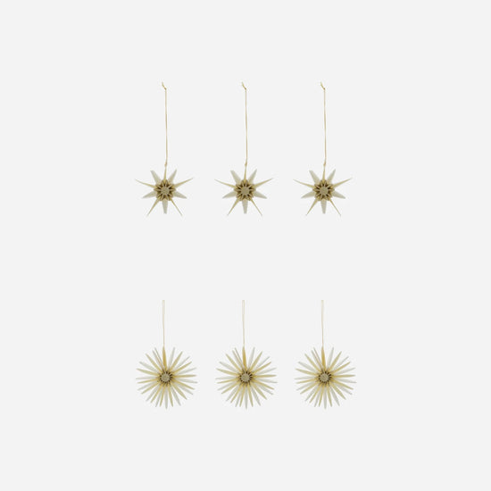 Weihnachtsschmuck, HDStari, Off-White;Champagner