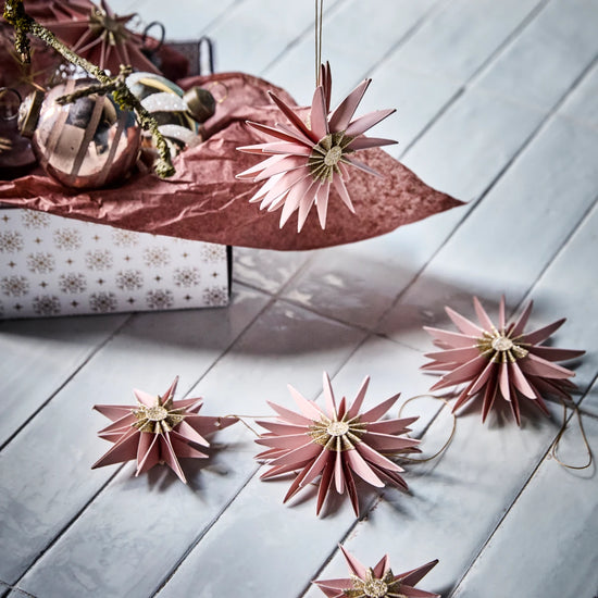 Weihnachtsschmuck, HDStari, Rose;Champagner