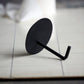Toilettenpapierhalter, Text, Schwarz