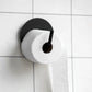 Toilettenpapierhalter, Text, Schwarz