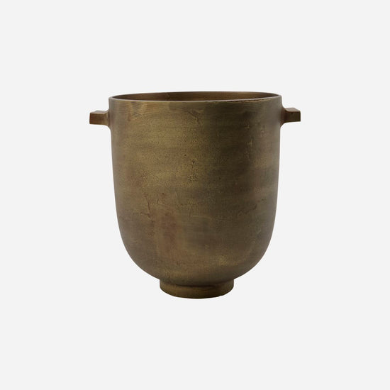 Planter, HDFoem, Antique brass