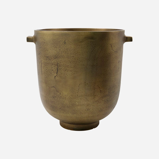 Planter, HDFoem, Antique brass