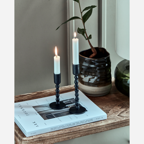 Kerzenständer, HDMala, Schwarz