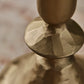 Candle stand, HDLumi, Antique gold finish