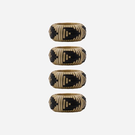 Napkin rings, HDBam, Nature;Black