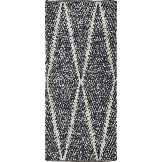 Rug, HDKin, Black;Off-white