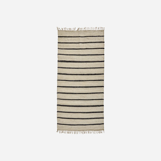 Teppich, HDSima, Schwarz/Natur