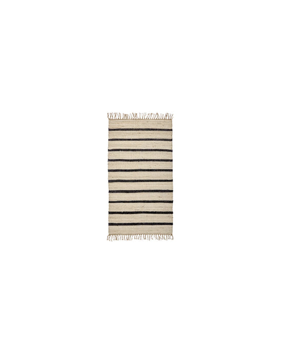 Teppich, HDSima, Schwarz/Natur