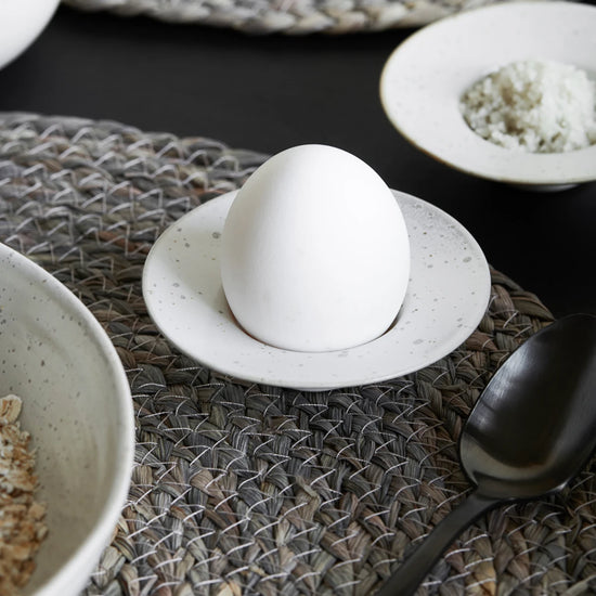 Eierbecher, Pion, Grau/ weiß