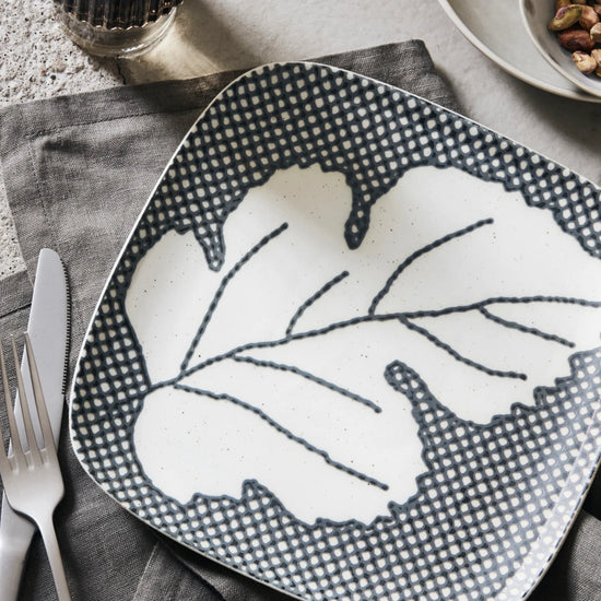 Platte, HDAsh, Grau/Blau