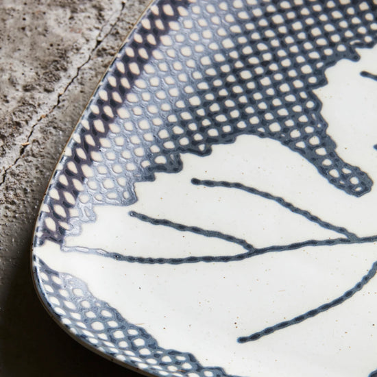 Platte, HDAsh, Grau/Blau