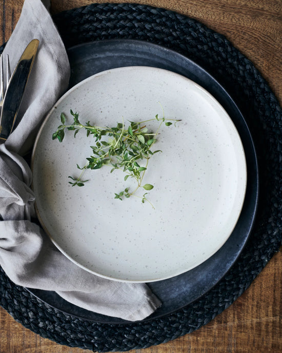 Lunch plate, HDPion, Grey, White