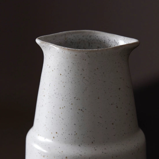 Flasche, Pion, Grau/ weiß