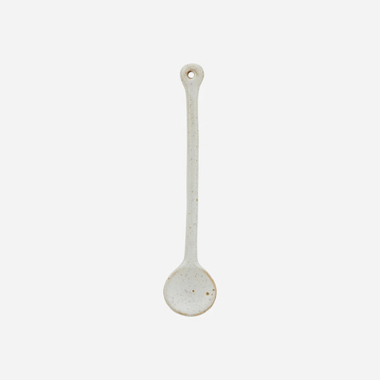 Löffel, Pion, Grau/ weiß