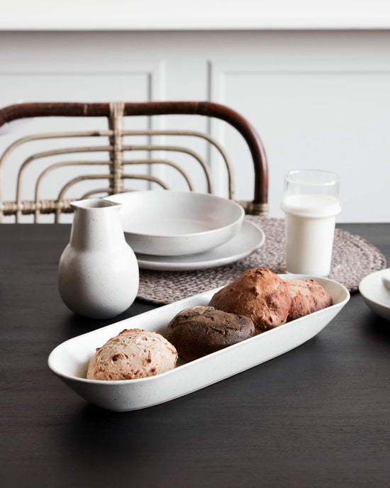 Serving dish, HDPion, Grey, White