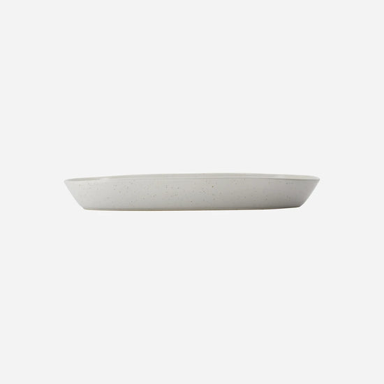 Servierschale, Pion, Grau/ weiß