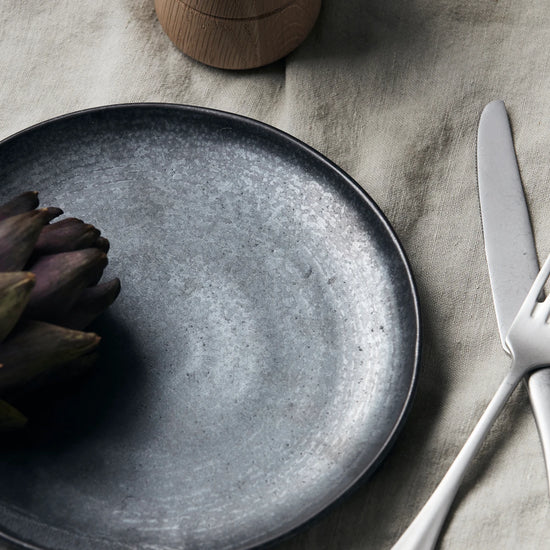 Lunch plate, HDPion, Black;Brown